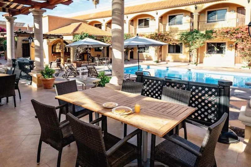 HotelMexicoBaja CaliforniaLoretoHacienda SuitesRestaurant