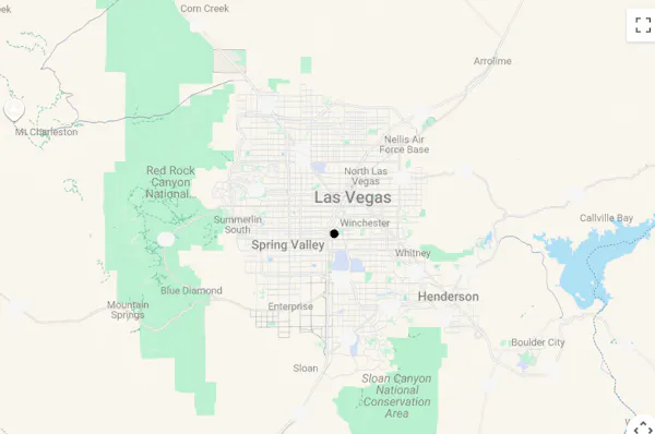 Karte Las Vegas - City of Lights
